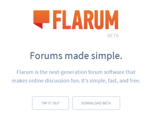 Flarum forum